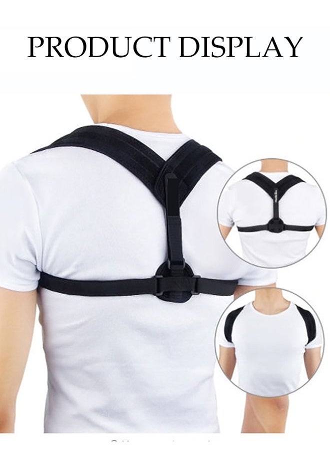 Generic Shoulder & Back Brace Posture Corrector for Women and Men, Breathable Posture Trainer Adjustable Straps, Neck Brace and Back Posture Corrector for Upper Back & Neck Pain Relief  - Image 3