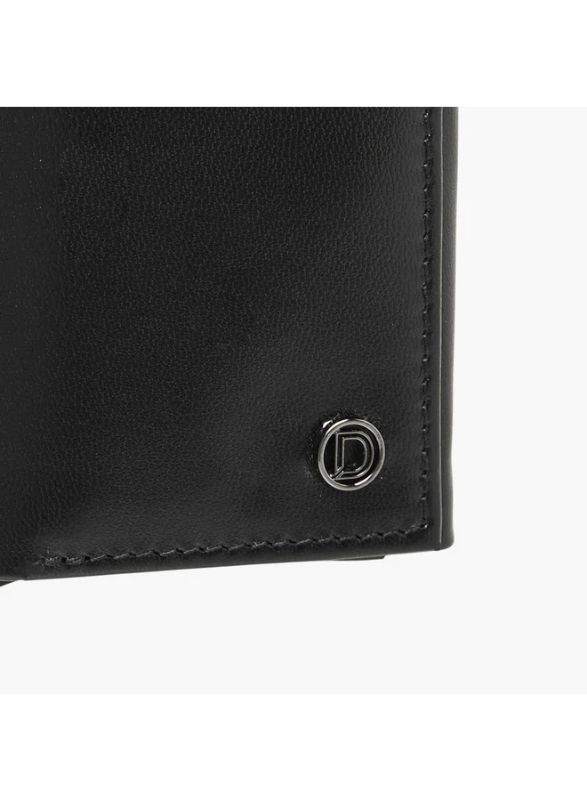 DUCHINI Men Metal Accent Bi-Fold Wallet