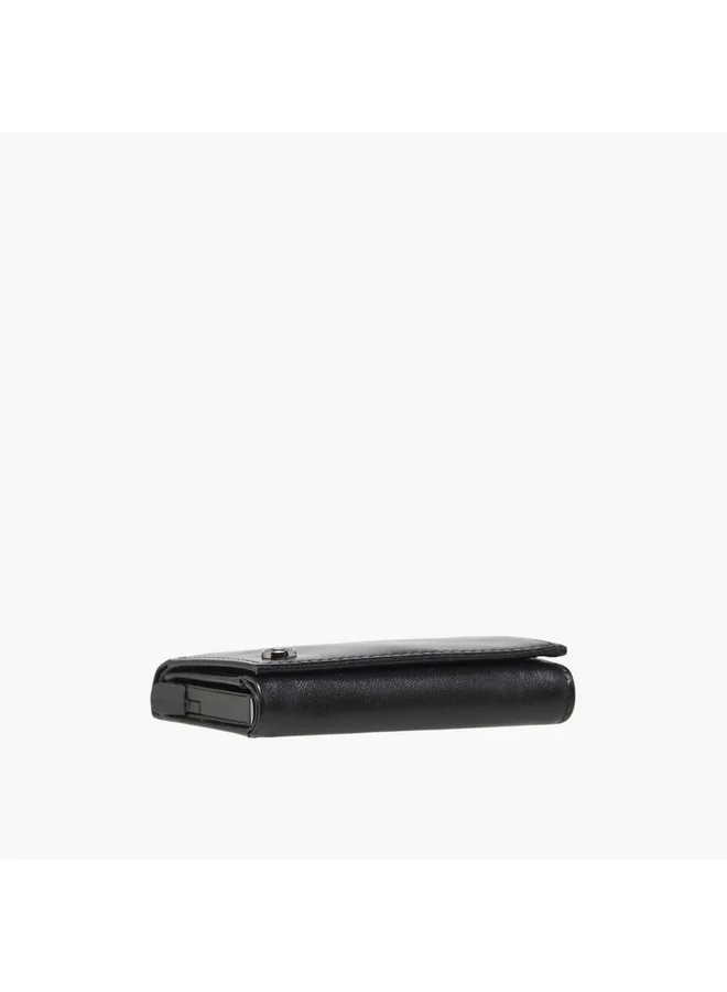 DUCHINI Men Metal Accent Bi-Fold Wallet