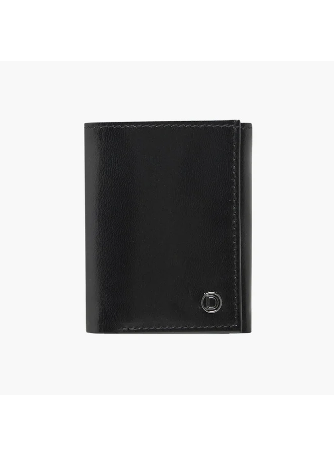 DUCHINI Men Metal Accent Bi-Fold Wallet