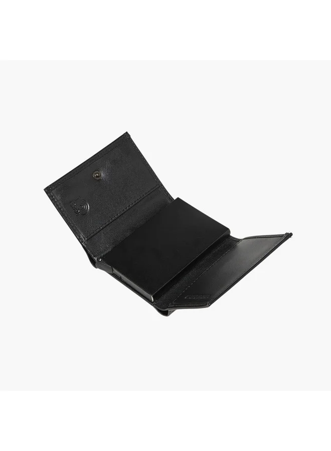 DUCHINI Men Metal Accent Bi-Fold Wallet