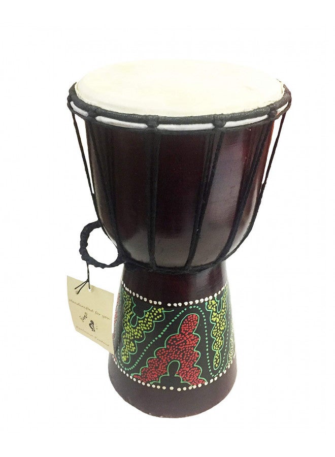 Jive Djembe Drum Bongo Congo African Wood Drum - MED SIZE- 12" High - Professional Sound - NOT MADE IN CHINA - Image 3