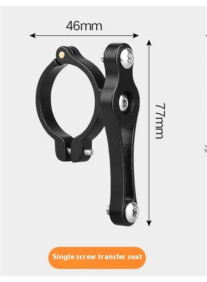 Water Bottle Cage Holder Black ，Practical Bike Bottle Cage Adapter Convert Bike Seatpost to Bottle Holder for Supplies - Image 5