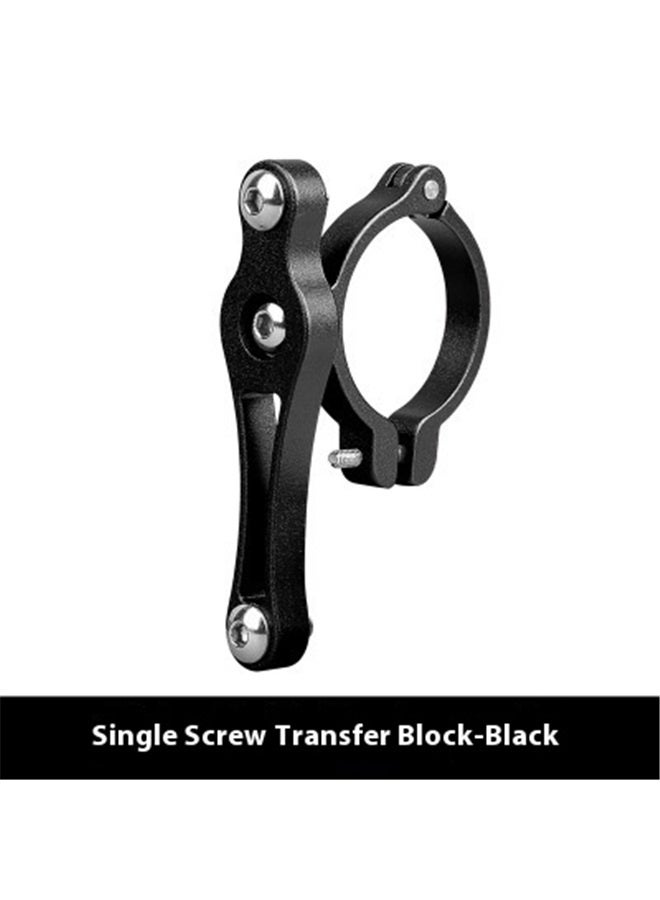 Water Bottle Cage Holder Black ，Practical Bike Bottle Cage Adapter Convert Bike Seatpost to Bottle Holder for Supplies - Image 1