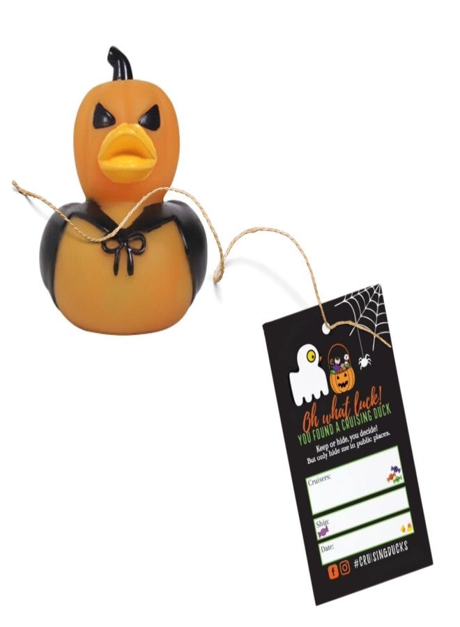 Lashicorn Halloween Fall Cruising Ducks Hang Tags to Attach to Rubber Ducks for Cruise Ship Game | 30 pk 2 x 3.25” with Holes Ghost Candy Oh What Luck You’ve Found a Duck - Image 2