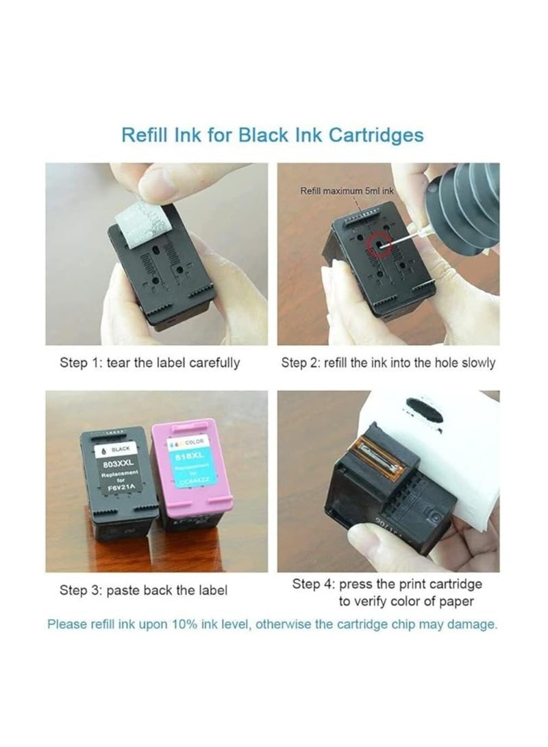 Cartridge Refill Ink For All Printer Set (Black.100ml) - Image 2