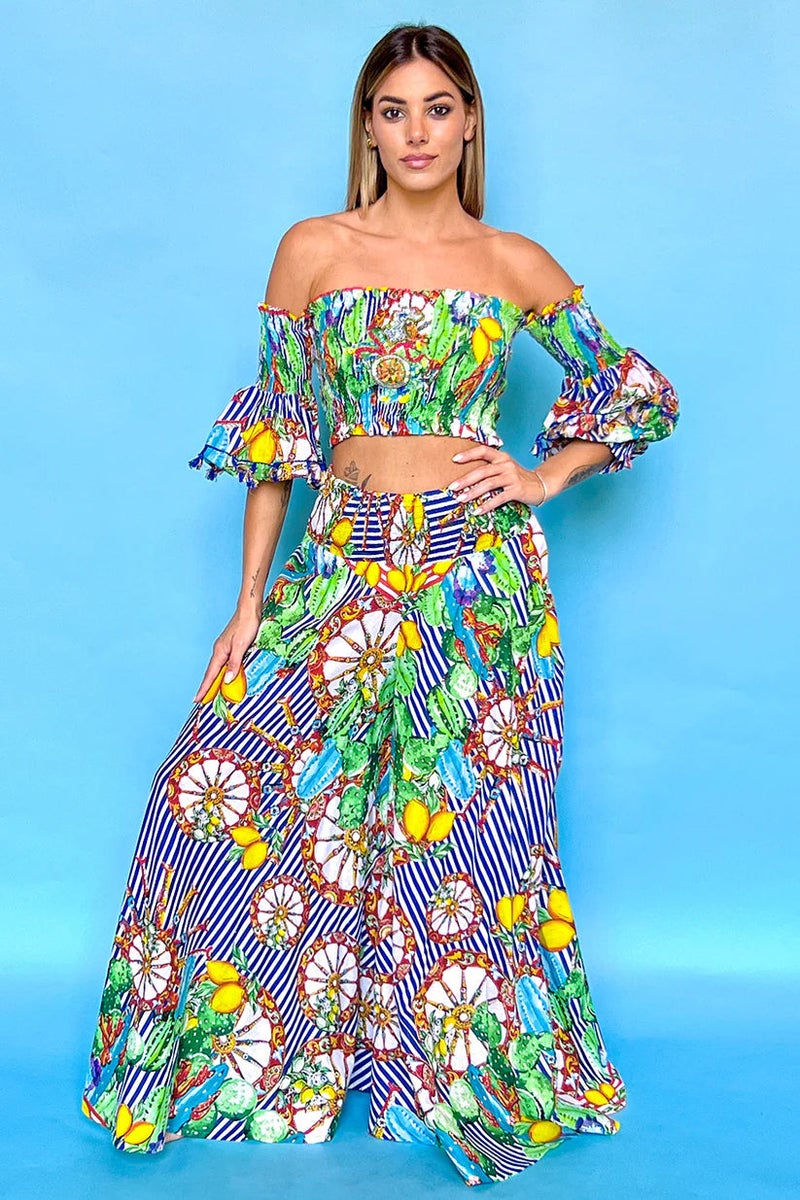 Antica Sartoria Mediterranean Pants Set - Image 1