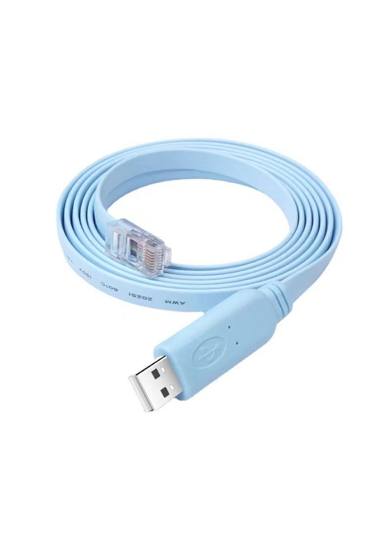 USB To RJ45 Console Rollover Cable For Cisco Route - Image 4