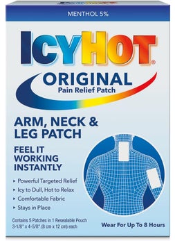 Icy Hot Icy Hot Original Small Pain Relief Patches (5 Count) Powerful Targeted Relief for Arm, Neck & Leg 