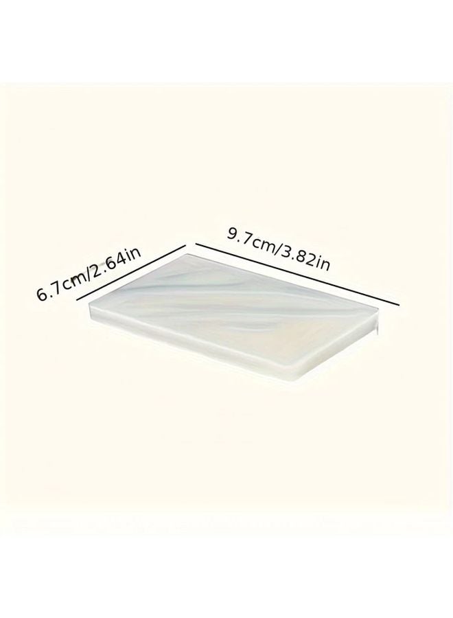 100pcs Transparent PVC Thermal Laminating Pouches for Photos Documents - Image 3