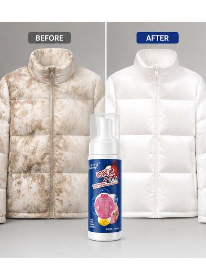Powerful 200ml Dry-Cleaning Spray for Jackets & Clothes – Fast Stain Remover for Down Jackets, Coats & Fabrics – No-Wash Fabric Cleaner - Image 3