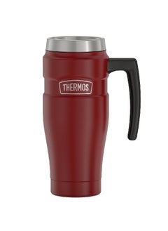 THERMOS Leak Proof Vacuum Insulated Stainless Steel Travel Mug Rustic Red 16 Oz Sk1000Mr4  - Image 1