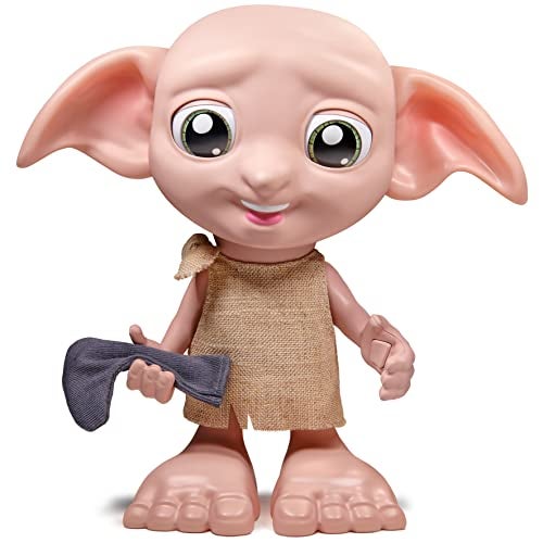 Wizarding World Harry Potter Magic Dobby Elf Interactive Doll with Sock 30 Sounds and Phrases 85 Kids Toys for Kids Ages 6 - Image 1