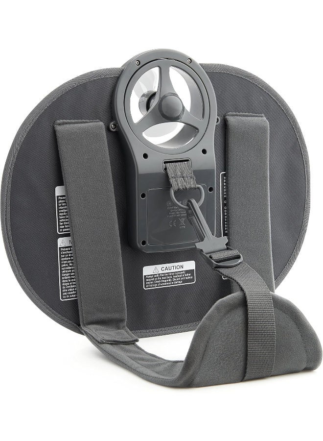 MunchkinÂ® BricaÂ® Breeze Baby in-SightÂ® Fan Car Mirror, Grey - Image 5