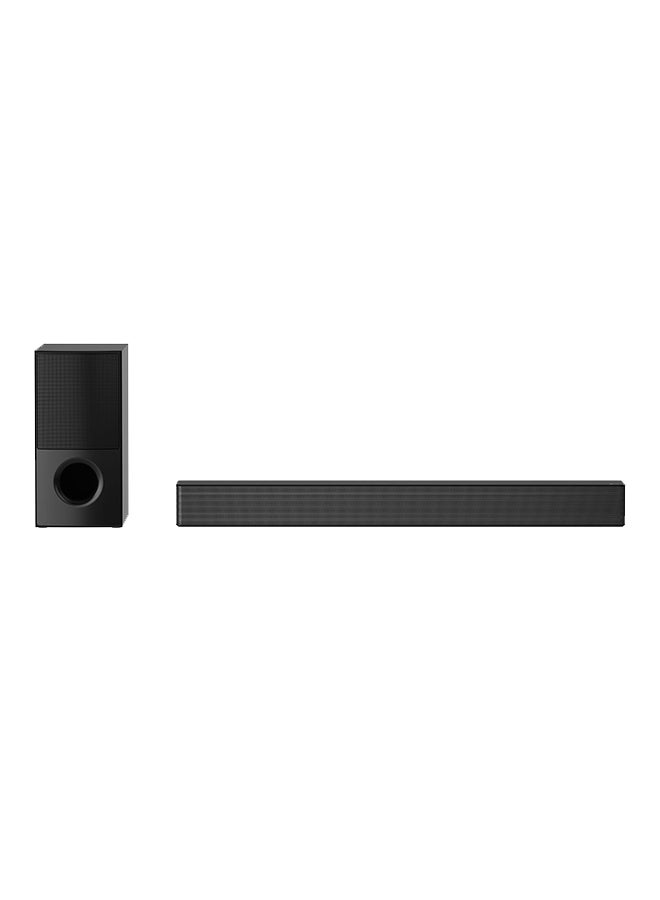 LG 4.1 CH 600W High Power Sound Bar with DTS Virtual:X and AI Sound Pro - SNH5 Black - Image 1