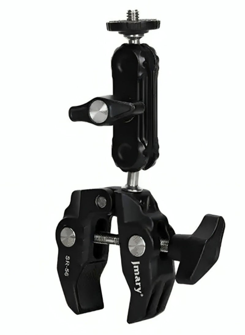 JMARY SR-56 Aluminum Handlebar Crab Clamp Magic Arm Rod Mount - Image 1