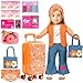 ARTST 18 Inch Doll Clothes Accessories American ClothesHalloween Christmas Costume Suitcase Toys Set for 310 GirlsNO Doll - Image 3