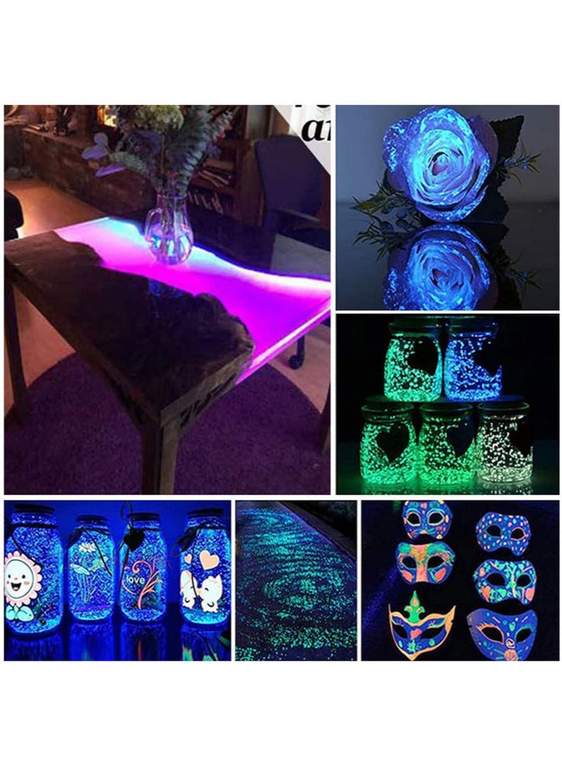 Resin Art Glowing Coloring Powder Set of 12 Colors - Image 4