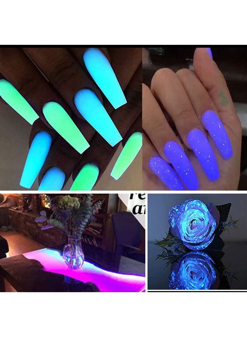 Resin Art Glowing Coloring Powder Set of 12 Colors - Image 5