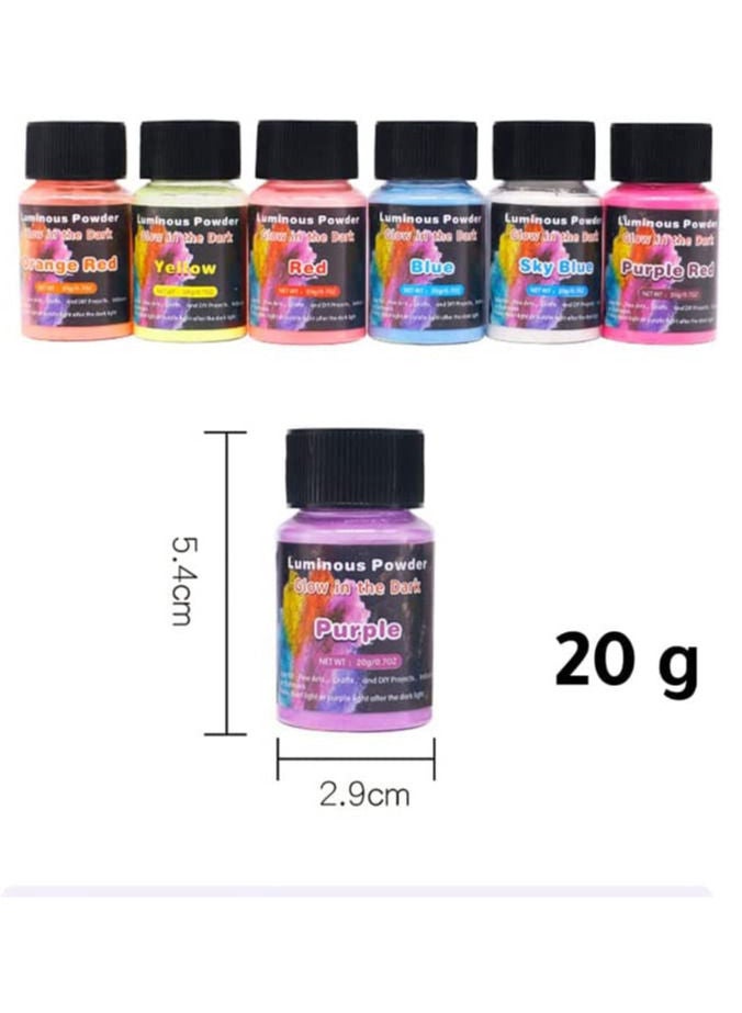 Resin Art Glowing Coloring Powder Set of 12 Colors - Image 3