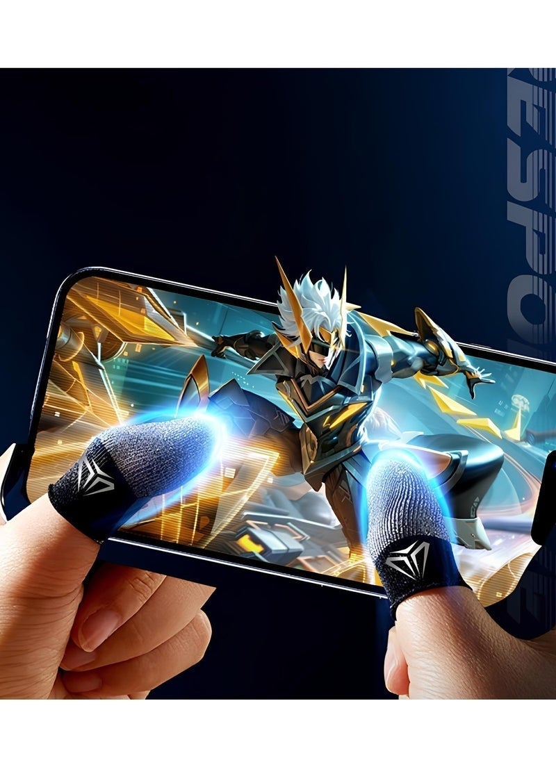 بابونا زوجان من أغطية الأصابع المخصصة للألعاب، أغطية للأصابع مخصصة للعبة PUBG Mobile، قفازات مقاومة للانزلاق مع صندوق، إكسسوارات ألعاب، أغطية أصابع وقفازات للألعاب المحمولة، أغطية أصابع مقاومة للعرق - Image 5