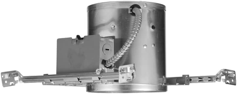 Juno 6 Inch Incandescent Ceiling Light Housing for New Construction, IC Rated Recessed Light, Adjustable Socket Plate, Damp Location UL Listed Can Lighting, Includes Push-in Electrical Connectors - Image 5
