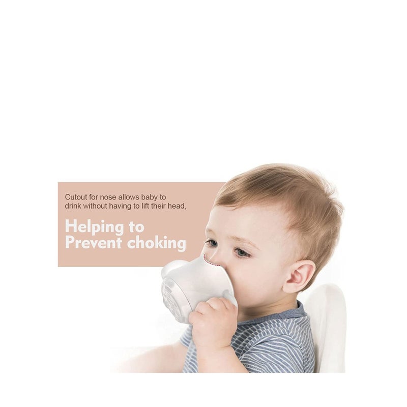 Zikra Silicone Toddler Cups, Bpa Free Drop - Proof Training Cups for Baby 6 Months+, 5 Ounce, Soft, Flexible, Drink Easier Independently, Food Grade Silicone, No Hidden Corners, Prevent Choking - Image 4