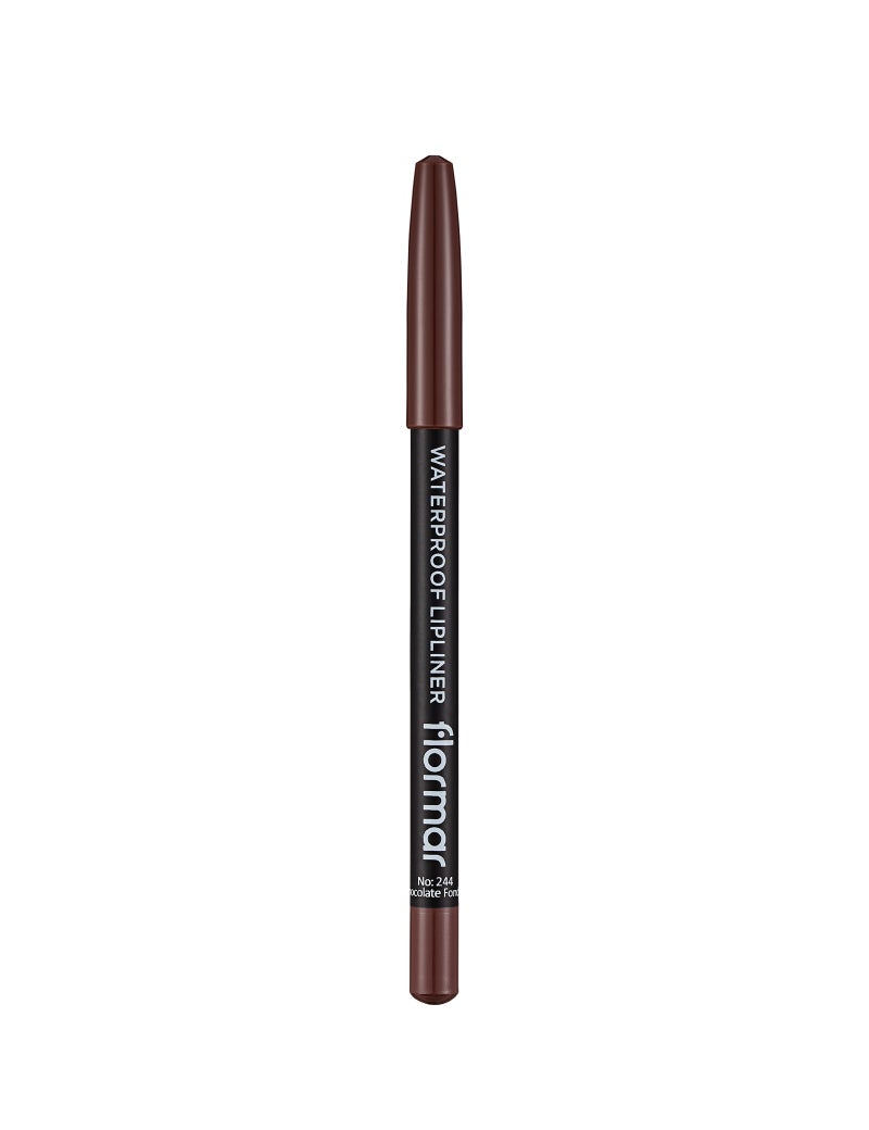flormar Waterproof Lipliner Pencil 244 Chocolate Fondue - Image 2