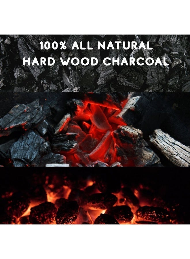 Pure Fire Natural Charcoal 2KG – 100% Hardwood | High Heat, Low Ash | Long-Lasting Restaurant-Grade BBQ Charcoal for Grilling, Smoking & Kamado Cookers | Eco-Friendly Outdoor Cooking Fuel - Image 4