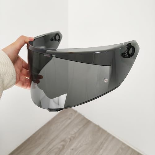 YMTSGEQ Replacement Helmet Visor for New K3, Motorcycle Helmet Shield Faceshield Visor Lens Compatible with AGV K3 DOT(E2206) Helmet(Light Black) - Image 4