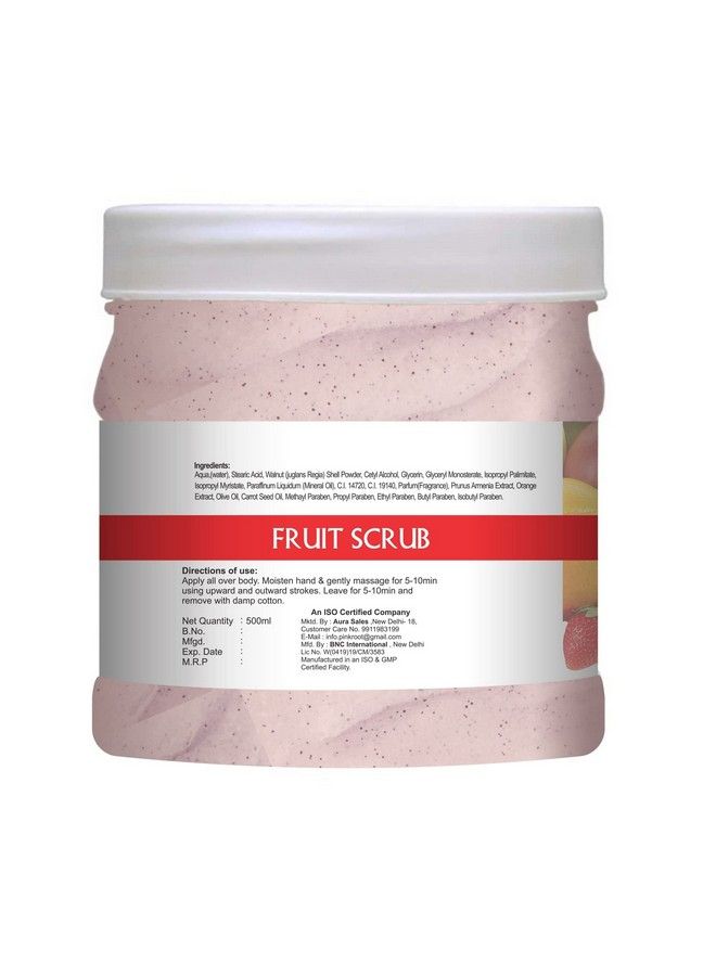 Pink Root Fruit Scrub Enriched With Orange Peel Extract 500Gm - Image 4