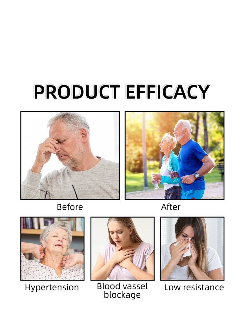 جنتل ألزكليب بخاخ للأنف، ألزكليب لزيادة الذاكرة، بخاخ أنفي للعلاج العطري لتخفيف التوتر، جهاز استنشاق محمول لمكافحة الشيخوخة للبالغين، بخاخات لطيفة لتنظيف الأنف 1 قطعة - Image 4
