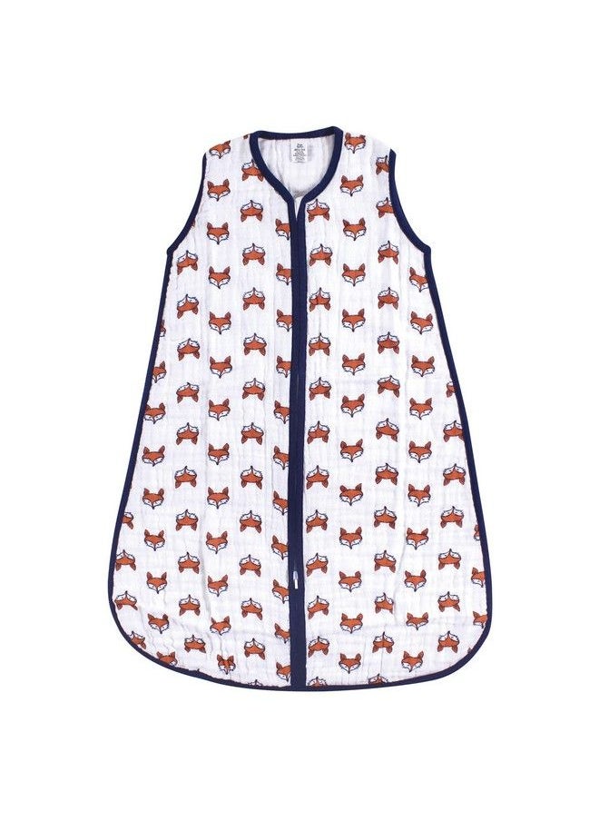 Yoga Sprout - Soft Muslin Safe Sleep Wearable Sleeping Bag Clever Fox 6 12 Months - Image 1