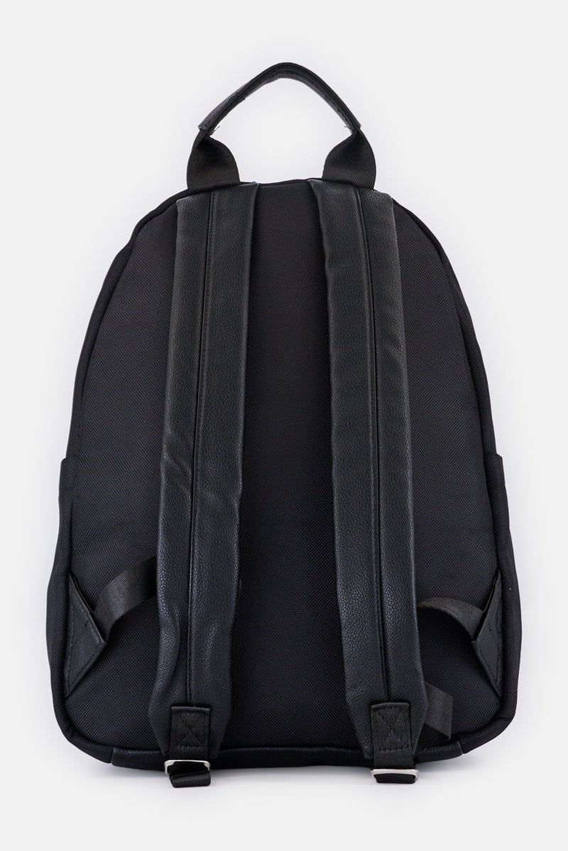 Gino Rossi Women Brand Logo Backpack, Black - Image 2