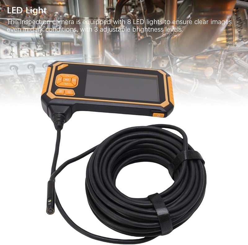 FTVOGUE Dual Lens Endoscope Camera 1080P HD Borescope With 4 3 Inch LCD Screen 10m IP67 Waterproof - Image 5