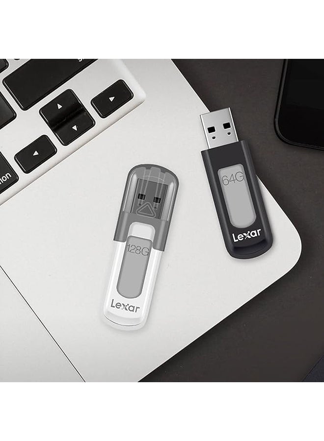 Lexar JumpDrive V100 USB 3.0 Flash Drive, Grey ( LJDV100-128ABGY ) 128GB - Image 4