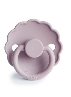 FRIGG Daisy Silicone Baby Pacifier 0-6M Pack of 1 Soft Lilac - Size 1  - Image 1