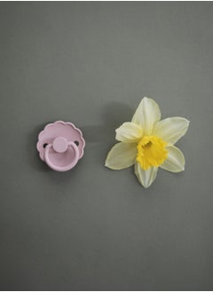 FRIGG Daisy Silicone Baby Pacifier 0-6M Pack of 1 Soft Lilac - Size 1  - Image 3