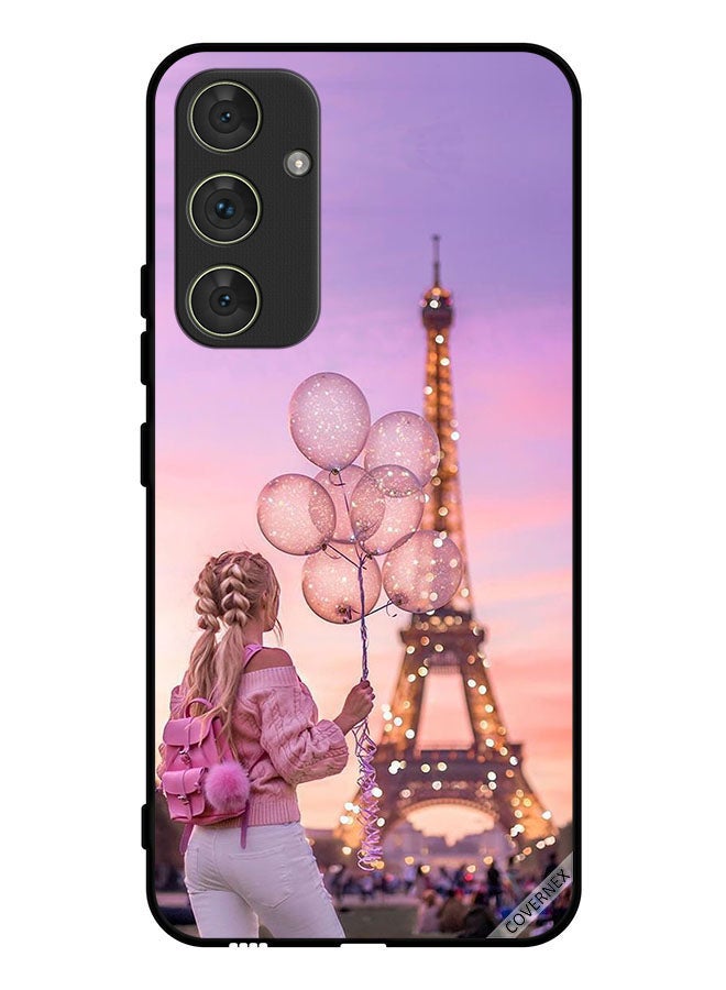Covernex Protective Case Cover For Samsung Galaxy A34 Girl Holding Balloons - Image 1