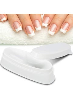 Sonew Nail Dip Container Tray Dipping Trays, Portable Nail Dipping Powder Tray Manicure Nail Container for Making French Tip Smile Lines 