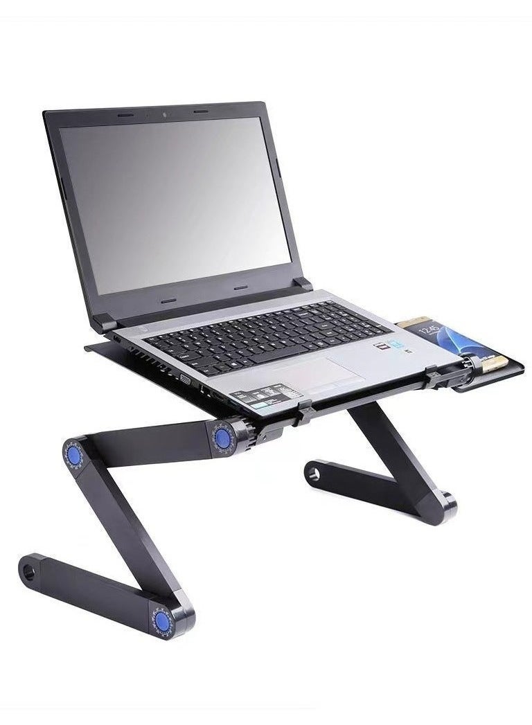 Adjustable Laptop Stand and Lap Desk for Laptop Adjustable Laptop Desk for Lap Aluminum Laptop Stand for Bed Laptop Cooling Stand Laptop Holder desk for bed desktop stand computer lap desk - Image 1