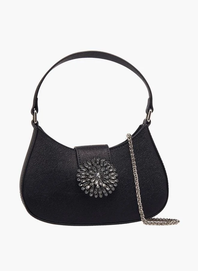 Flora Bella By Shoexpress Flora Bella Embellished Floral Shoulder Bag With Flap Ramadan Collections