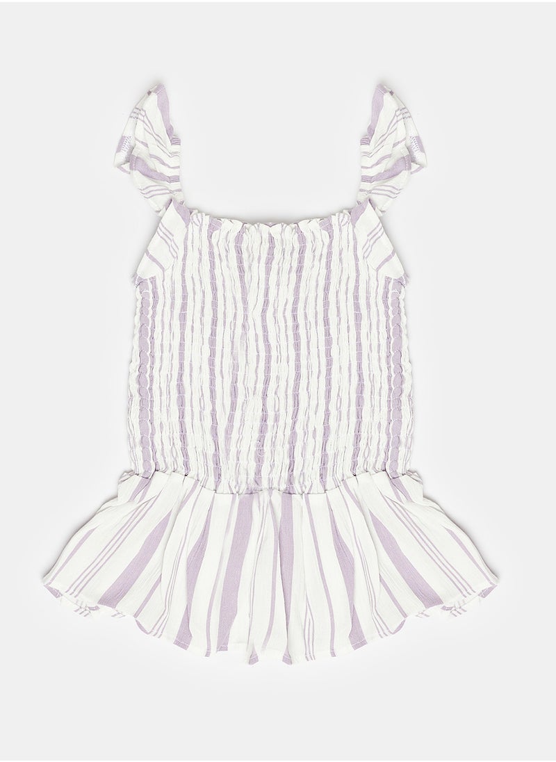 giggles - TANK TOP LAVENDER PRINTED Kids Girls - Image 1