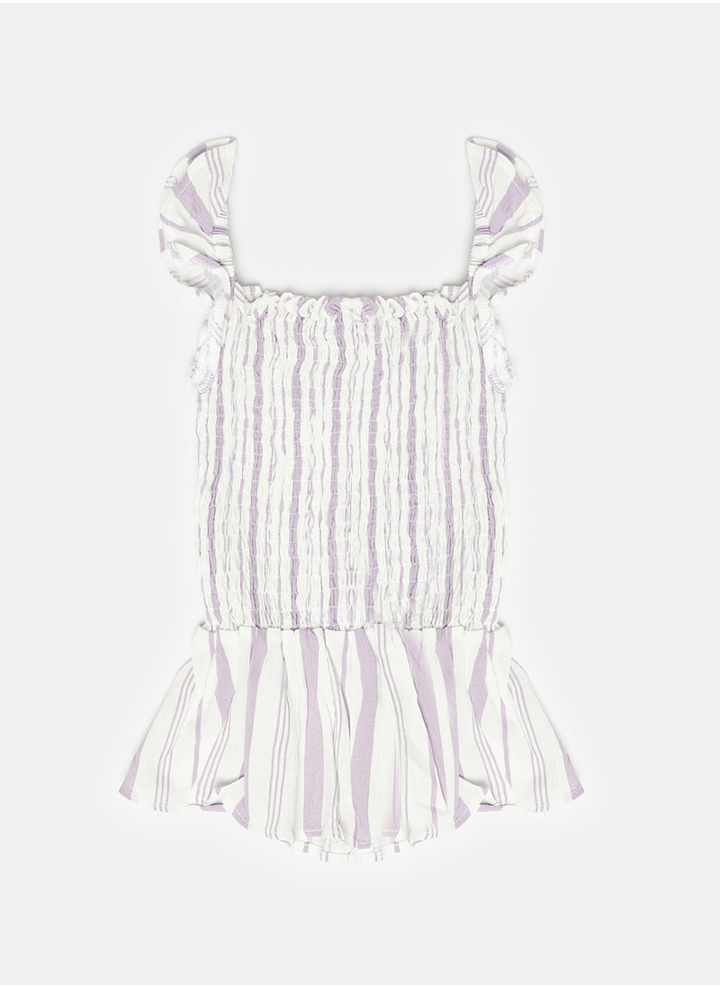 giggles - TANK TOP LAVENDER PRINTED Kids Girls - Image 1