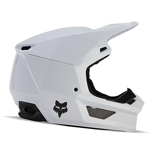 Fox Racing خوذة موتوكروس ديرت بايك من فوكسرسينغ للجنسين V1 كور، بيضاء، متوسطة - Image 2
