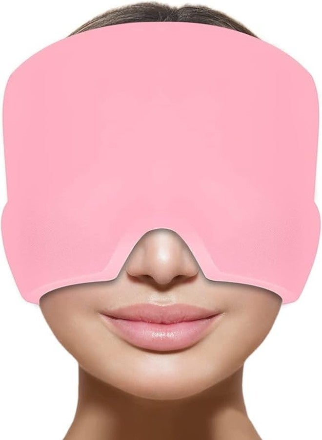 Rkenza Migraine Ice Head Wrap Cap | Gel Cold Compress Headache Relief Hat | Stretchable Cooling Ice Cap for Migraine, Sinus, Tension, Puffy Eyes & Stress Relief (Pack of 1, Multicolor) - Image 2