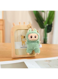 Generic Cartoon Labubu Labubu Vinyl Face Plush Toy Ornaments Keychain Macaron Series Pendant Wholesale-Color:First Generation Green-Height:Does Not Include Gift Box  - Image 1