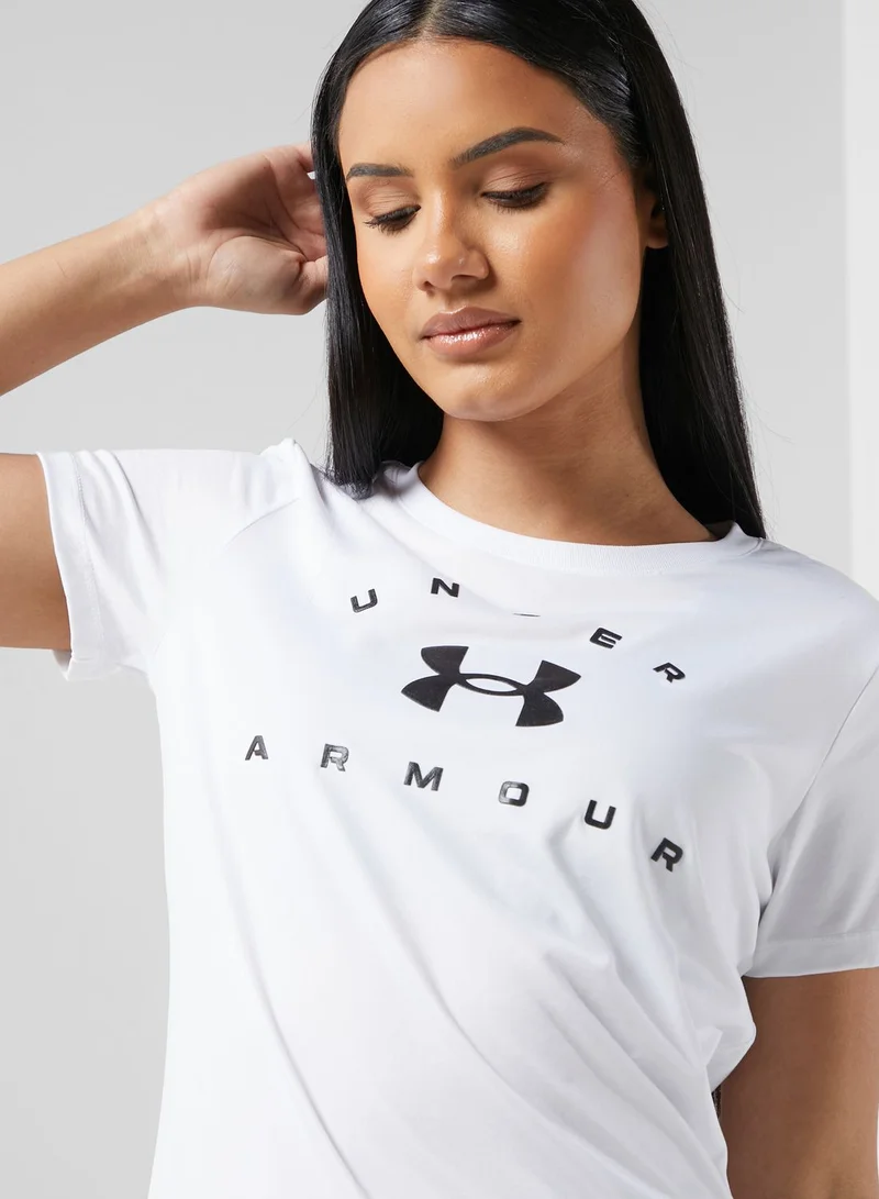 UNDER ARMOUR Tech Solid Logo Arch T-Shirt