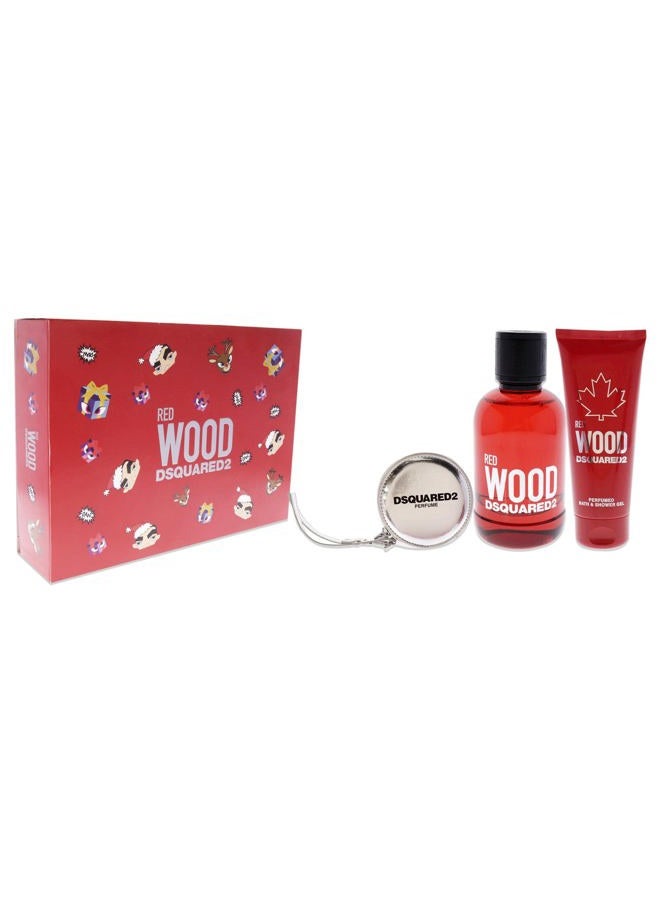 DSQUARED2 مجموعة هدايا عطر خشب أحمر 100 مل - Image 3