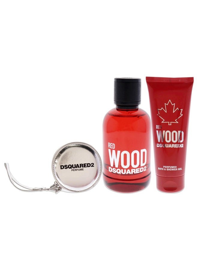 DSQUARED2 مجموعة هدايا عطر خشب أحمر 100 مل - Image 2